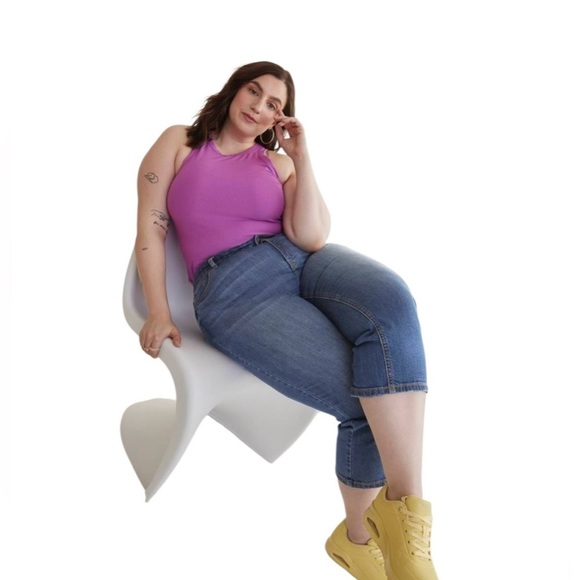 Penningtons, D/C Jeans Responsible, 1948 Fit, Denim Capri, 26W Plus Size - Picture 3 of 10